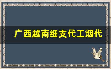 广西越南细支代工烟代理-广西哪里卖越南代工烟