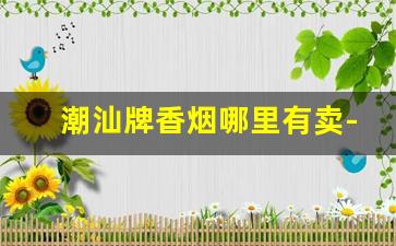 潮汕牌香烟哪里有卖-潮汕本地烟多少钱