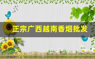 正宗广西越南香烟批发-广西能买到的越南烟