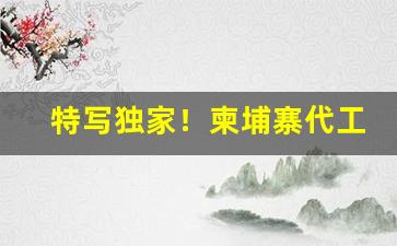 特写独家！柬埔寨代工f88中华烟“砥砺琢磨”
