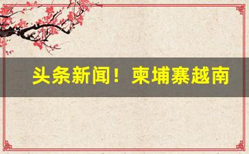 头条新闻！柬埔寨越南代工香烟直销货源“顿脚捶胸”