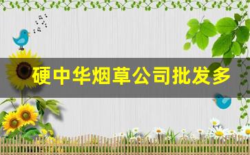 硬中华烟草公司批发多少钱一条-硬中华上海烟草公司多少钱一条