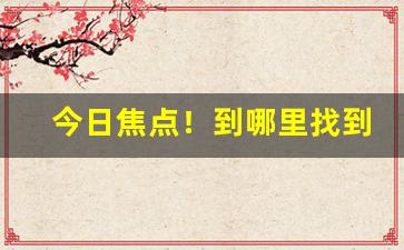 今日焦点！到哪里找到源头厂家货源“耳热眼花”