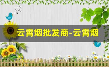 云霄烟批发商-云霄烟30元一条批发