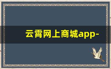 云霄网上商城app-云霄官网商城