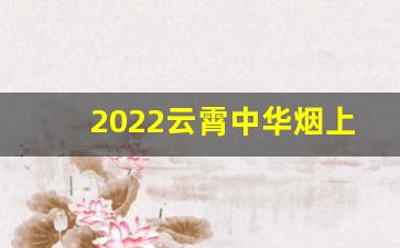 2022云霄中华烟上市价格多少钱一条？-双中支中华烟价格预测2024