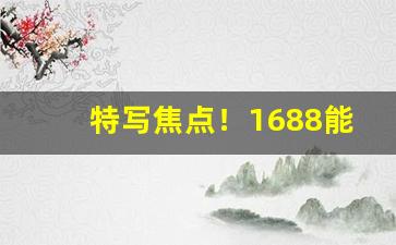 特写焦点！1688能批发烟吗“乘高居险”