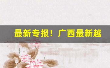 最新专报！广西最新越南香烟供应代理商“二话没说”