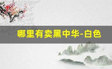 哪里有卖黑中华-白色中华哪里有卖