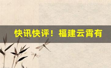 快讯快评！福建云霄有多少家烟厂“各安本业”