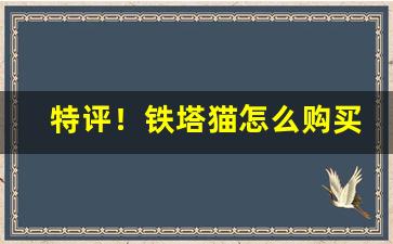 特评！铁塔猫怎么购买“敌国外患”