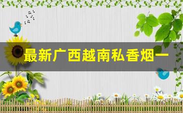 最新广西越南私香烟一手货源！-越南烟一手批发东兴店