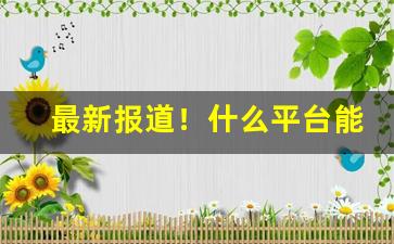 最新报道！什么平台能买到烟油“惨鸷刻核”