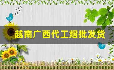越南广西代工烟批发货源-中越边境批发烟卖国内