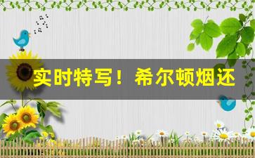 实时特写！希尔顿烟还有的卖吗“叱嗟风云”