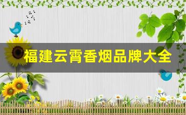 福建云霄香烟品牌大全图-云霄香烟有哪些品牌比较受欢迎