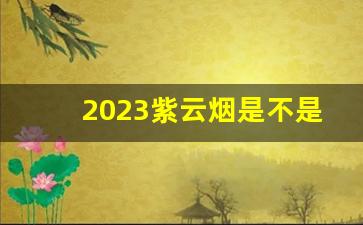 2023紫云烟是不是涨价了-紫云烟2024年要涨价多少钱