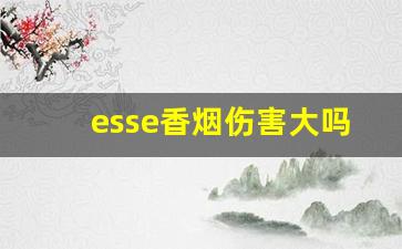 esse香烟伤害大吗-esse烟比普通烟伤害大吗