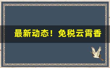 最新动态！免税云霄香烟批发“佛眼相看”