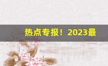 热点专报！2023最新香烟批发价格“传杯换盏”