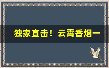 独家直击！云霄香烟一手货源批发“八音迭奏”