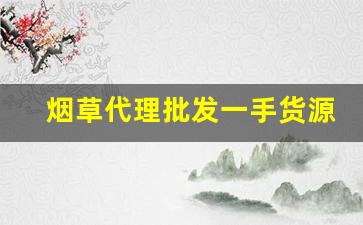 烟草代理批发一手货源-烟草批发许可证转让费用