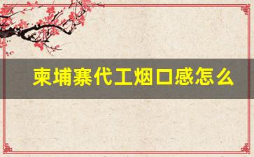 柬埔寨代工烟口感怎么样-柬埔寨代工香烟价格表