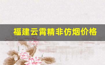 福建云霄精非仿烟价格表-福建云霄香烟热销排行榜