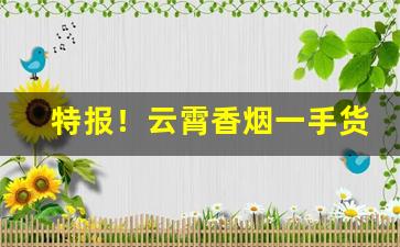 特报！云霄香烟一手货源价格“从善如登”