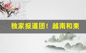 独家报道团！越南和柬埔寨哪个代工的烟好“冰山难靠”